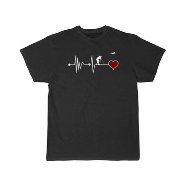 Plane Spotter Heartbeat Red Heart T-SHIRT THE AV8R